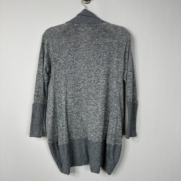 2/$24 Olivia Rae Shawl Neck Open Cardigan Heather Gray Medium #A0382 TRB2 - Picture 4 of 7